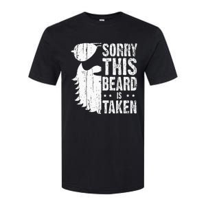 Sorry This Beard Is Taken Funny Bearded Man Valentines Day Softstyle CVC T-Shirt