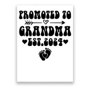 Soon To Be Grandma 2024 Gift Promoted To Grandma Est 2024 Poster