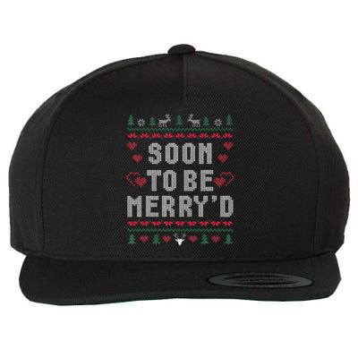 Soon To Be MerryD Engaged Couples Matching Ugly Christmas Wool Snapback Cap