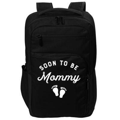 Soon To Be Mommy Funny Pregnancy Announcement Mom Impact Tech Backpack