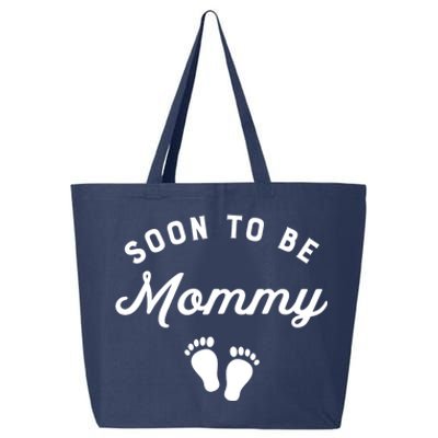 Soon To Be Mommy Funny Pregnancy Announcement Mom 25L Jumbo Tote