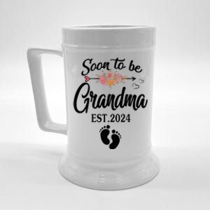 Soon To Be Grandma 2024 Mothers Day For New Grandma Beer Stein