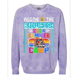 Small & The Blowfish Summer Camp With Trucks Colorblast Crewneck Sweatshirt