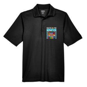 Small & The Blowfish Summer Camp With Trucks Men's Origin Performance Pique Polo