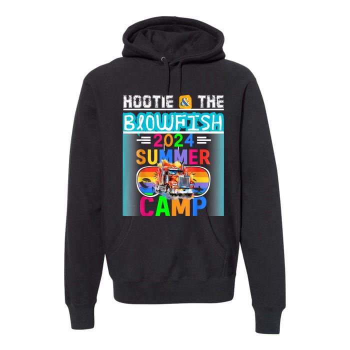 Small & The Blowfish Summer Camp With Trucks Premium Hoodie