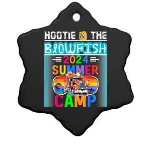 Small & The Blowfish Summer Camp With Trucks Ceramic Star Ornament