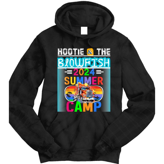 Small & The Blowfish Summer Camp With Trucks Tie Dye Hoodie