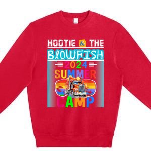 Small & The Blowfish Summer Camp With Trucks Premium Crewneck Sweatshirt