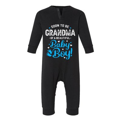 Soon To Be Grandma Of A Baby Promoted to Grandma Infant Fleece One Piece