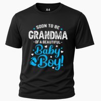Soon To Be Grandma Of A Baby Promoted to Grandma Cooling Performance Crew T-Shirt