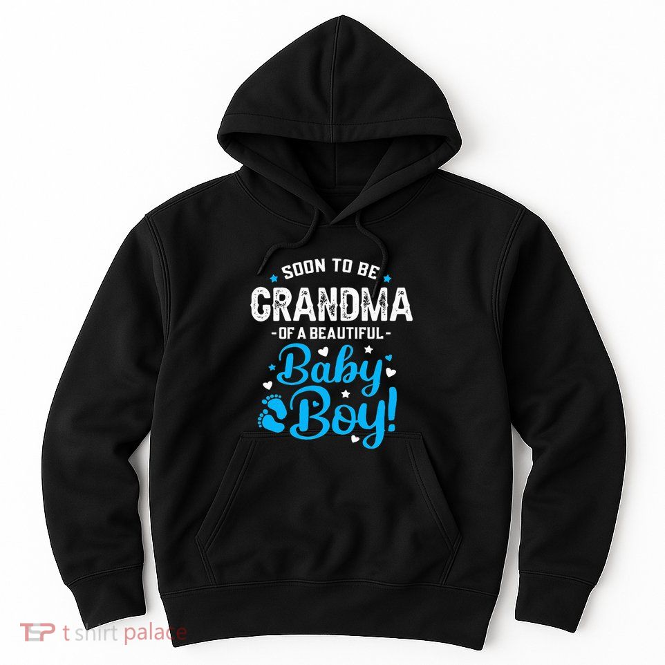 Soon To Be Grandma Of A Baby Promoted to Grandma Hoodie