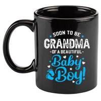 Soon To Be Grandma Of A Baby Promoted to Grandma 11oz C Handle Ceramic Mug