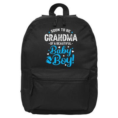 Soon To Be Grandma Of A Baby Promoted to Grandma 16 in Basic Backpack