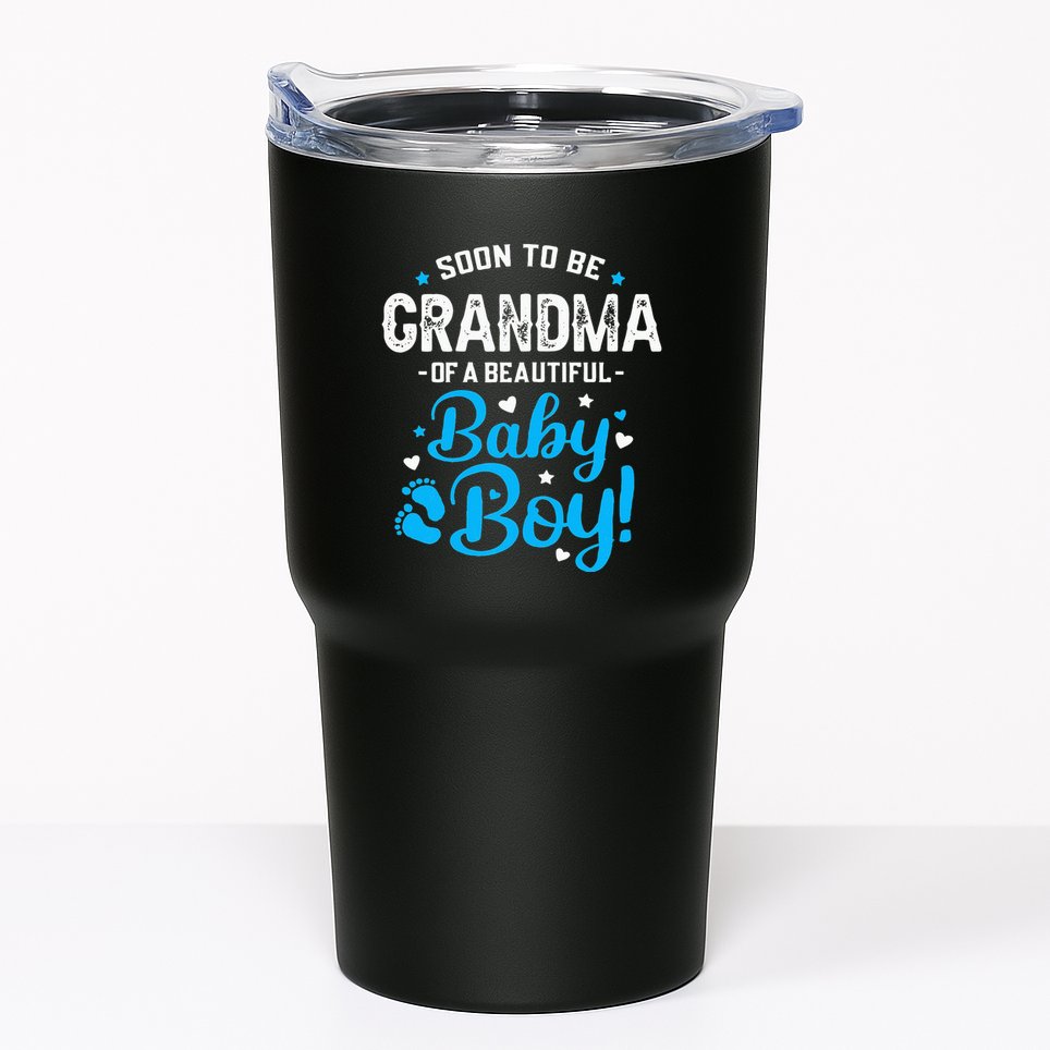 Soon To Be Grandma Of A Baby Promoted to Grandma Tumbler