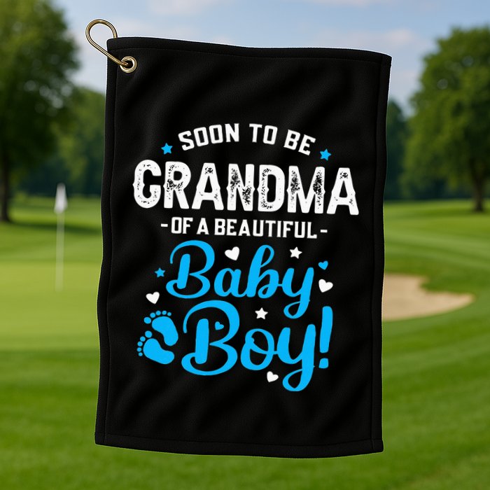 Soon To Be Grandma Of A Baby Promoted to Grandma Golf Towel