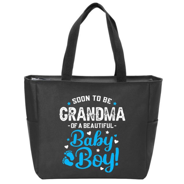 Soon To Be Grandma Of A Baby Promoted to Grandma Zip Tote Bag