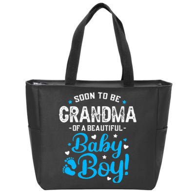 Soon To Be Grandma Of A Baby Promoted to Grandma Zip Tote Bag