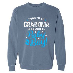 Soon To Be Grandma Of A Baby Promoted to Grandma Garment-Dyed Sweatshirt