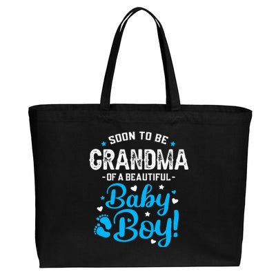 Soon To Be Grandma Of A Baby Promoted to Grandma Cotton Canvas Jumbo Tote