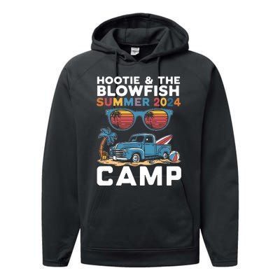 Small The Blowfish Summer 2024 Camping With Trucks Performance Fleece Hoodie