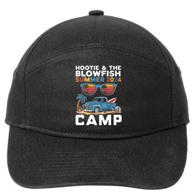 Small The Blowfish Summer 2024 Camping With Trucks 7-Panel Snapback Hat