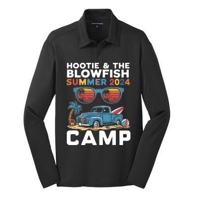 Small The Blowfish Summer 2024 Camping With Trucks Silk Touch Performance Long Sleeve Polo