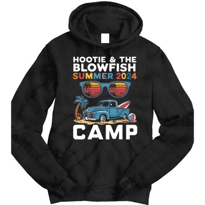 Small The Blowfish Summer 2024 Camping With Trucks Tie Dye Hoodie