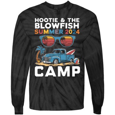 Small The Blowfish Summer 2024 Camping With Trucks Tie-Dye Long Sleeve Shirt