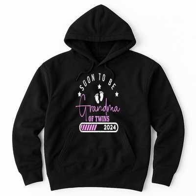 Soon to be Grandma of Twins 2024 For Pregnancy Announcement Hoodie