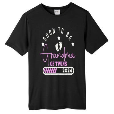 Soon to be Grandma of Twins 2024 For Pregnancy Announcement Tall Fusion ChromaSoft Performance T-Shirt