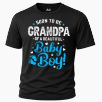 Soon To Be Grandpa Of A Baby Promoted to Grandpa Cooling Performance Crew T-Shirt