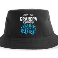 Soon To Be Grandpa Of A Baby Promoted to Grandpa Sustainable Bucket Hat