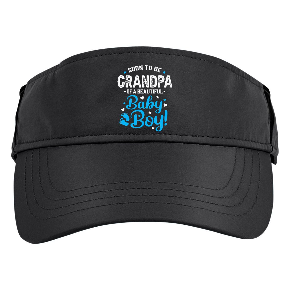 Soon To Be Grandpa Of A Baby Promoted to Grandpa Adult Drive Performance Visor