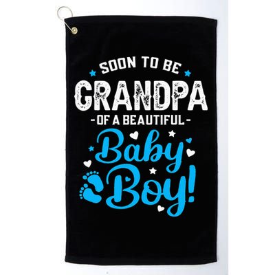 Soon To Be Grandpa Of A Baby Promoted to Grandpa Golf Towel