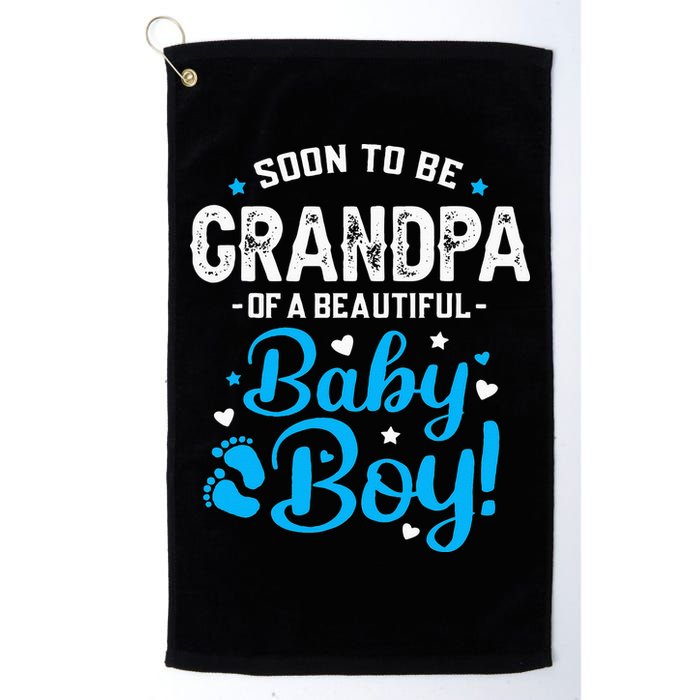 Soon To Be Grandpa Of A Baby Promoted to Grandpa Golf Towel