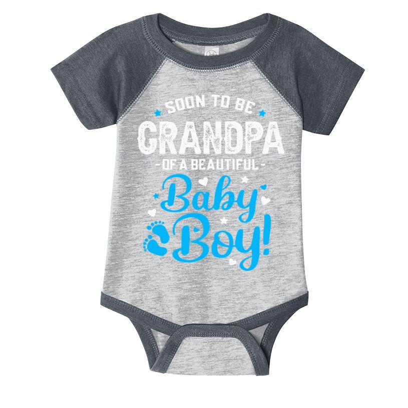 Soon To Be Grandpa Of A Baby Promoted to Grandpa Infant Baby Jersey Bodysuit