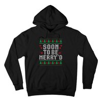 Soon To Be MerryD Engaged Couples Matching Ugly Christmas Hoodie