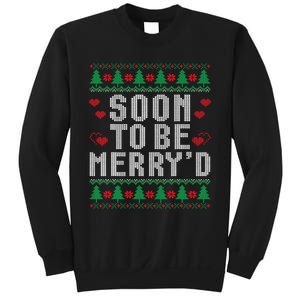 Soon To Be MerryD Engaged Couples Matching Ugly Christmas Sweatshirt