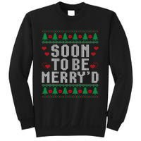 Soon To Be MerryD Engaged Couples Matching Ugly Christmas Sweatshirt