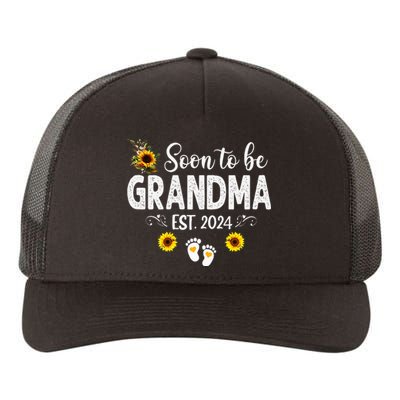 Soon to be Grandma 2024 Mother's Day For New Grandma Yupoong Adult 5-Panel Trucker Hat