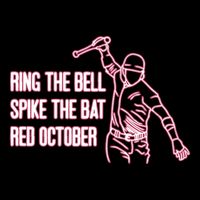 Spike The Bat Red October Drawstring Bag