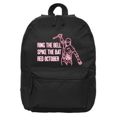 Spike The Bat Red October 16 in Basic Backpack