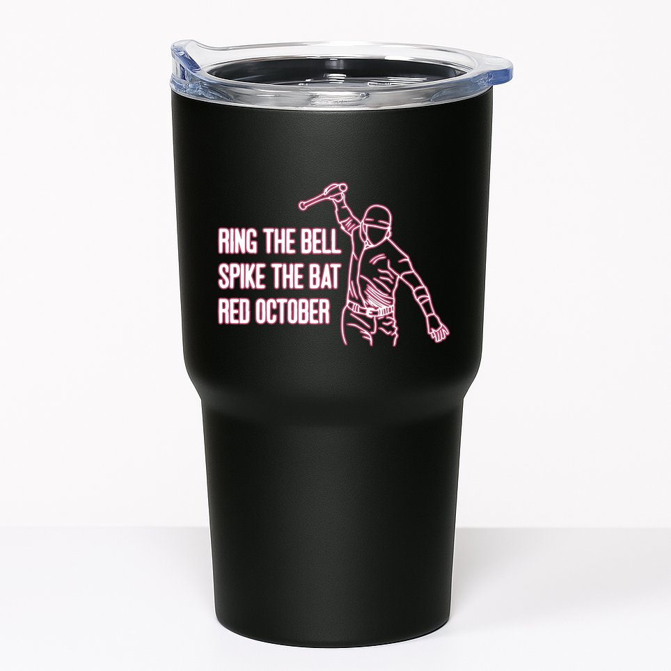 Spike The Bat Red October Tumbler