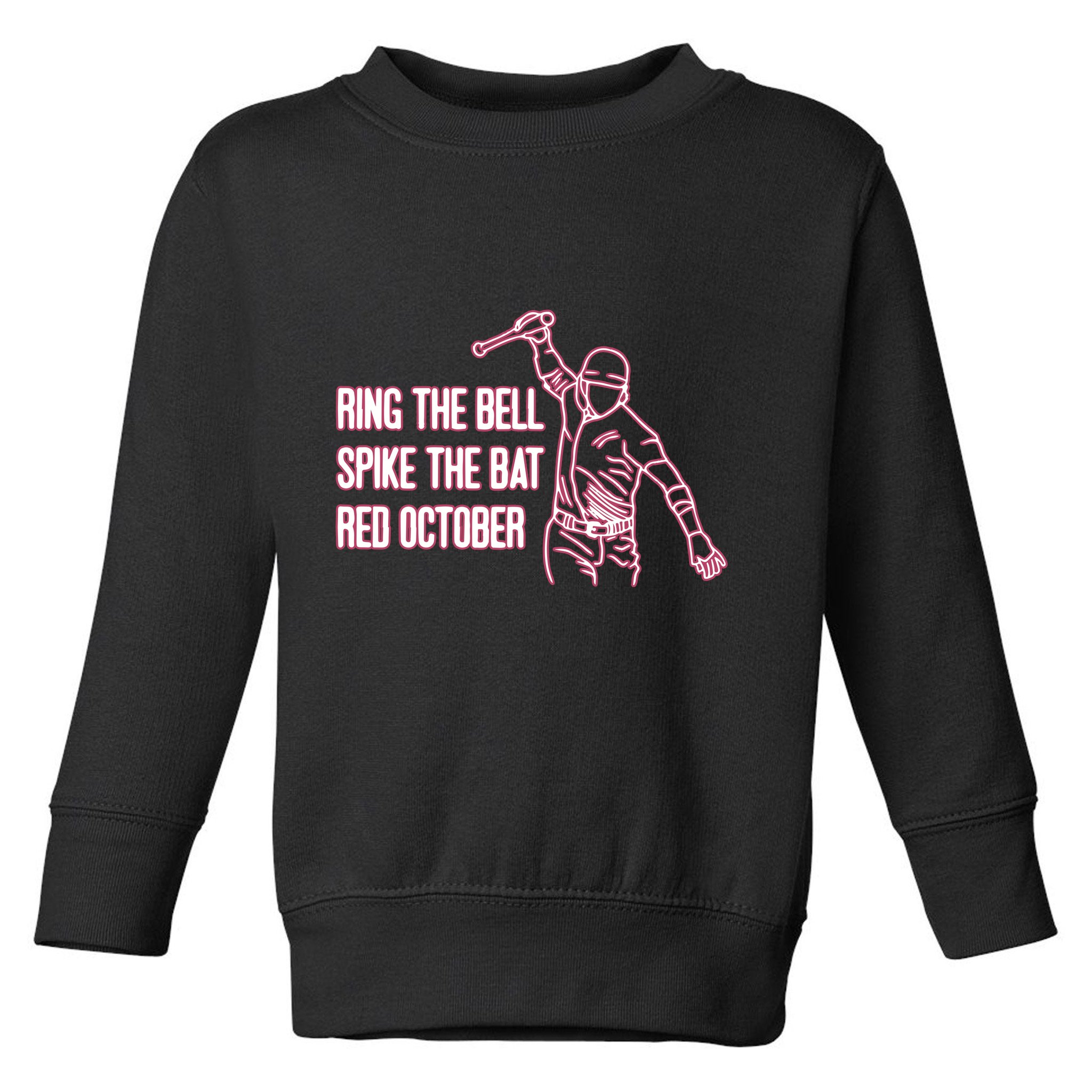 Spike The Bat Red October Toddler Sweatshirt