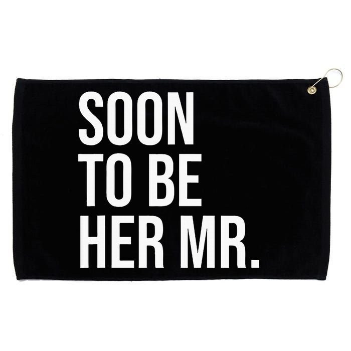 Soon To Be Her Mr Future Husband Gifts From Bride Grommeted Golf Towel