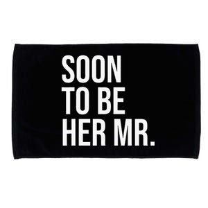 Soon To Be Her Mr Future Husband Gifts From Bride Microfiber Hand Towel