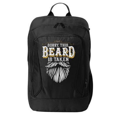 Sorry This Beard Is Taken Country Retro Valentines Day City Backpack