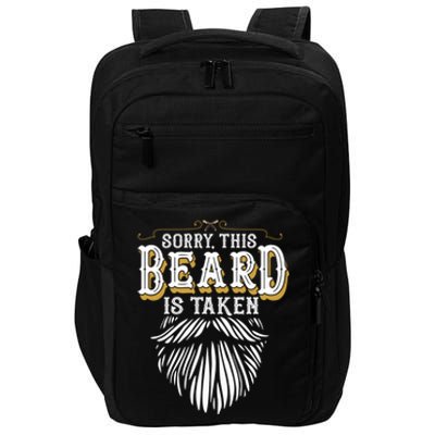 Sorry This Beard Is Taken Country Retro Valentines Day Impact Tech Backpack