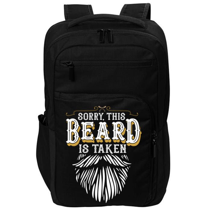 Sorry This Beard Is Taken Country Retro Valentines Day Impact Tech Backpack