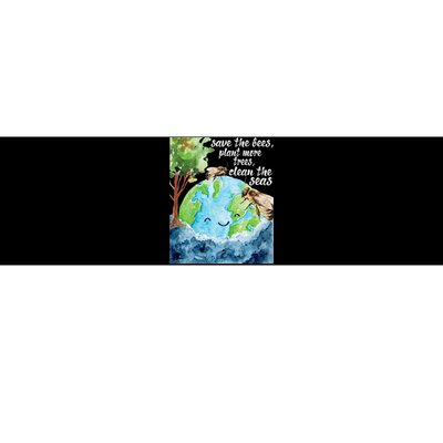 Save The Bees Environmental Protection Earth Day Climate Bumper Sticker